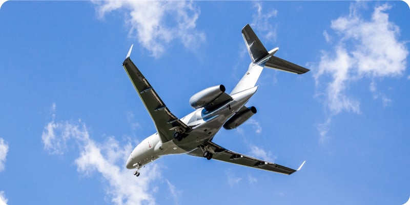 Aircraft taking off