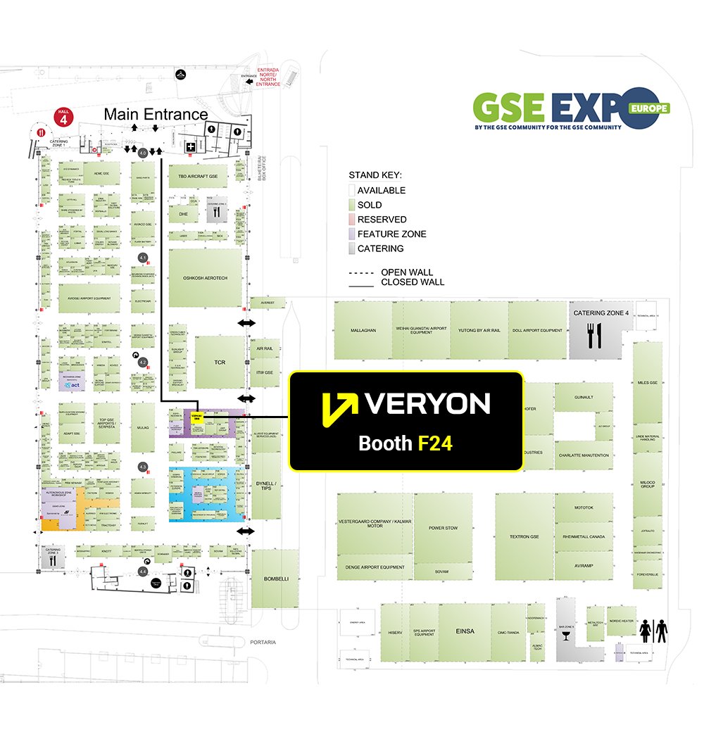 GSE Expo Europe 2026 Floorplan - Veryon