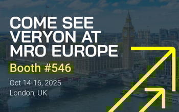 At MRO Europe we'll showcase how Veryon Diagnostics and Veryon Tracking+ can help manage and prevent unscheduled maintenance events.