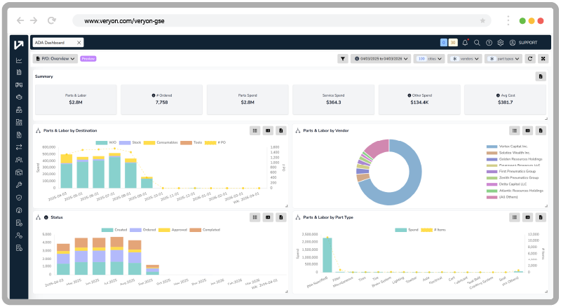 Veryon GSE Inventory Management
