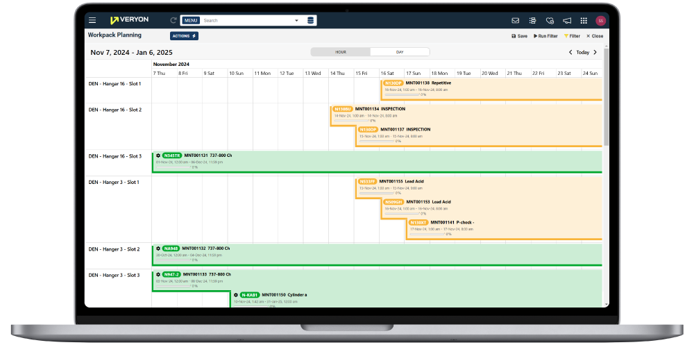 Veryon Tracking+ MRO Management
