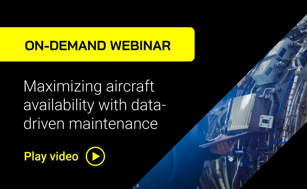 Maximizing aircraft availability with data-driven maintenance