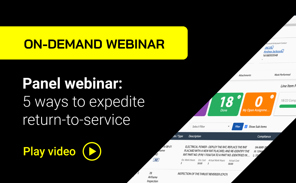 Panel webinar: 5 ways to expedite return-to-service