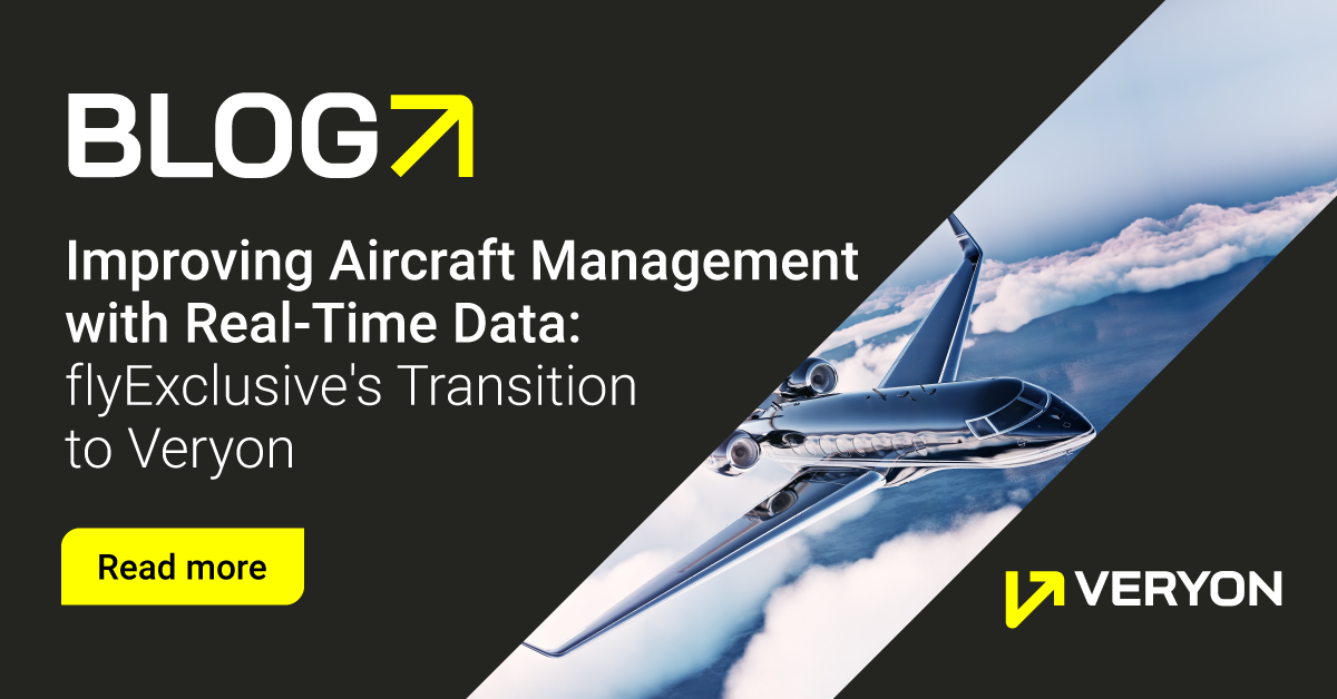 Revolutionize aircraft management with real-time data through Veryon Tracking. Discover how flyExclusive transitioned from CAMP to Veryon for enhanced efficiency and cost savings.