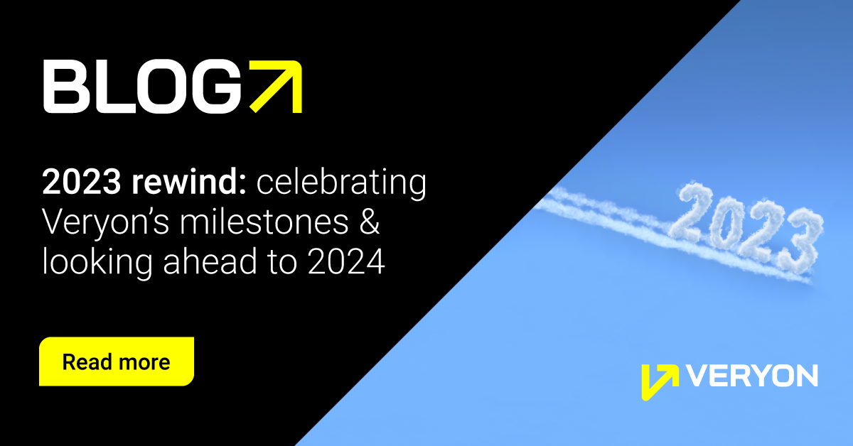 Veryon soared to new heights in 2023 with hard work, supportive customers, new products, an exciting rebrand, awards, an acquisition, and so much more.