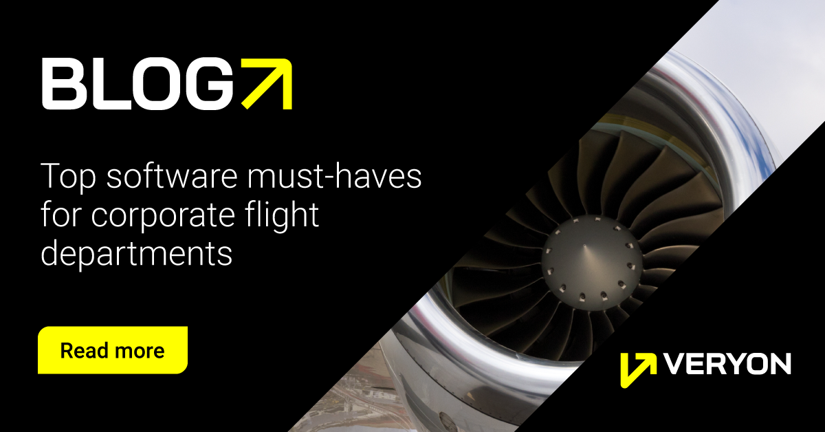 Modern software is a must for any corporate flight department. Here are the top software must-haves when choosing the right solution for your team.