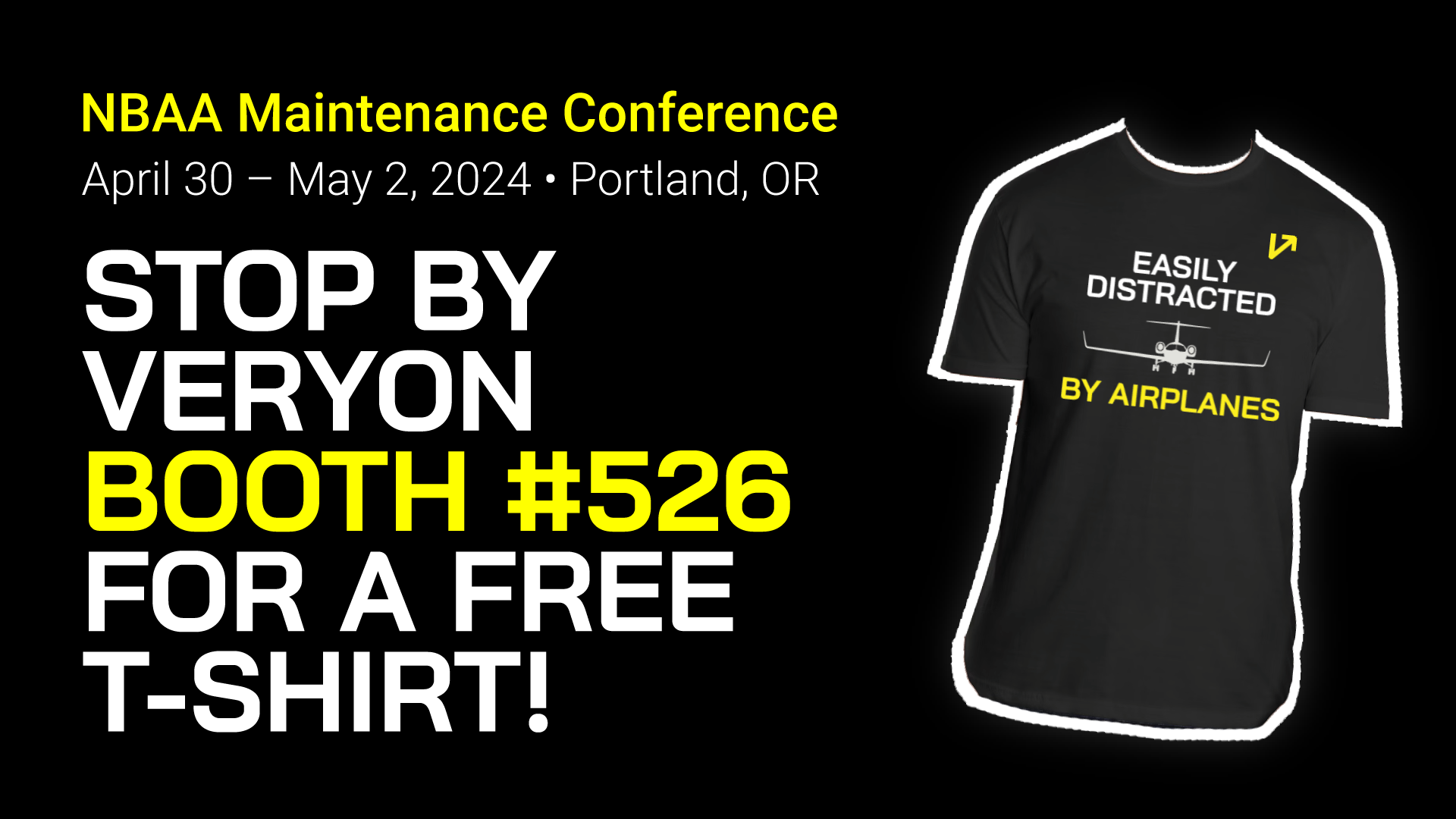 Free Veryon T-Shirt at NBAA