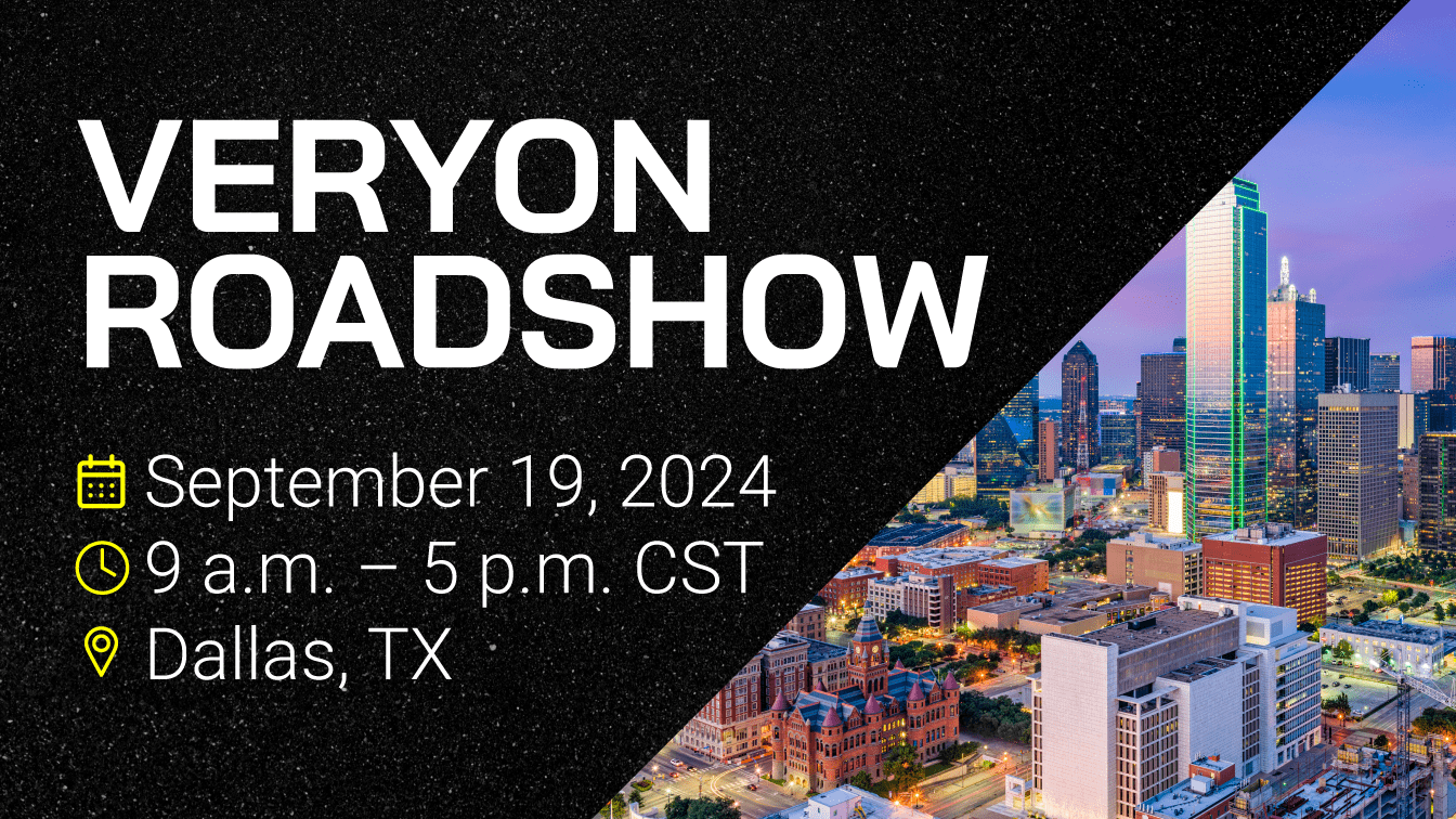 See Veryon in Dallas on September 19 for a free in-person Veryon Tracking training session!