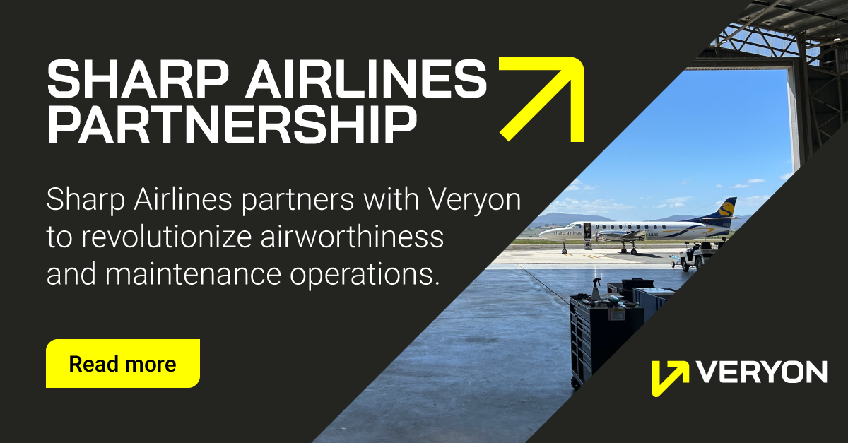 Sharp Airlines partners with Veryon to revolutionize airworthiness and maintenance operations, utilizing the end-to-end aircraft management platform, Veryon Tracking+. This collaboration aims to streamline operations and achieve unparalleled success in the aviation industry.