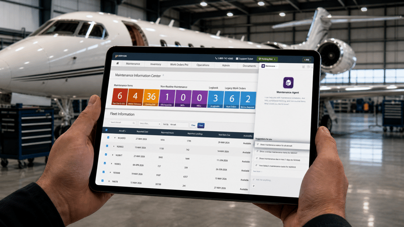 Maintenance Agent - Hangar Mockup