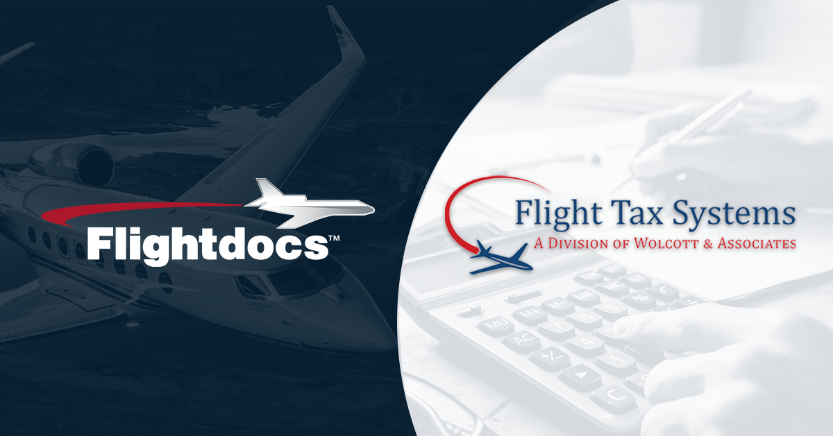 Flightdocs Joins Forces with Flight Tax Systems to Streamline Tax Reporting and Compliance Requirements 