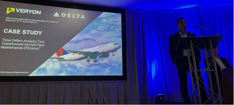 Robert Ross, Account Executive at Veryon, discusses how Veryon helped transform maintenance efficiency for Delta Air Lines at Aircraft IT Miami!