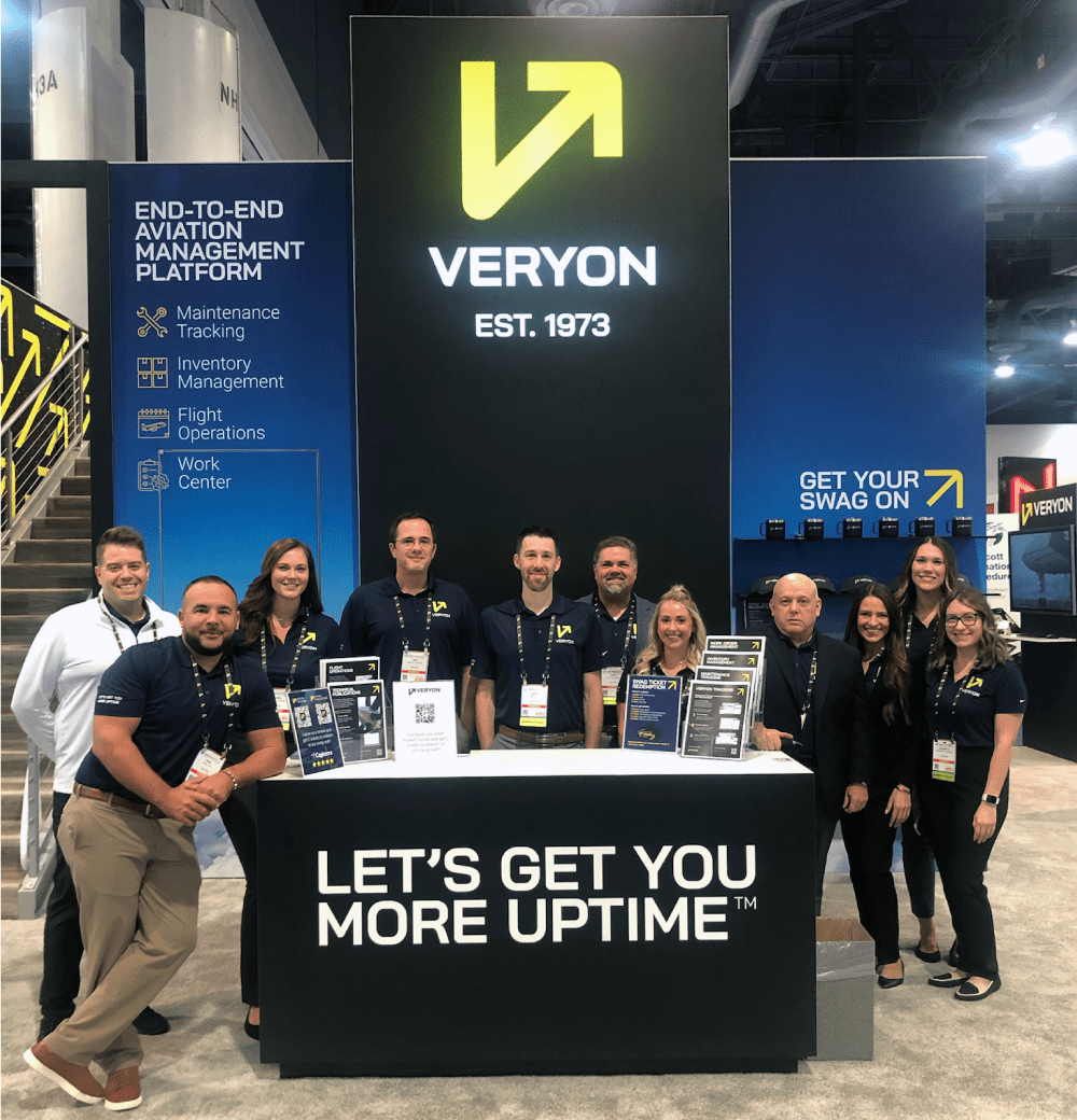 Veryon Lets Get You More Uptime® at NBAA BACE 2024 | Booth #1230