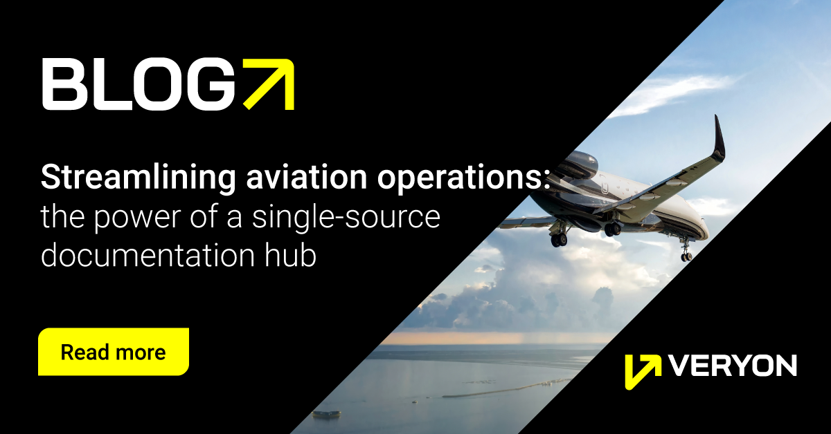 We’ve highlighted how a single-source documentation hub can help aviation operators get increased visibility and more importantly, more uptime.