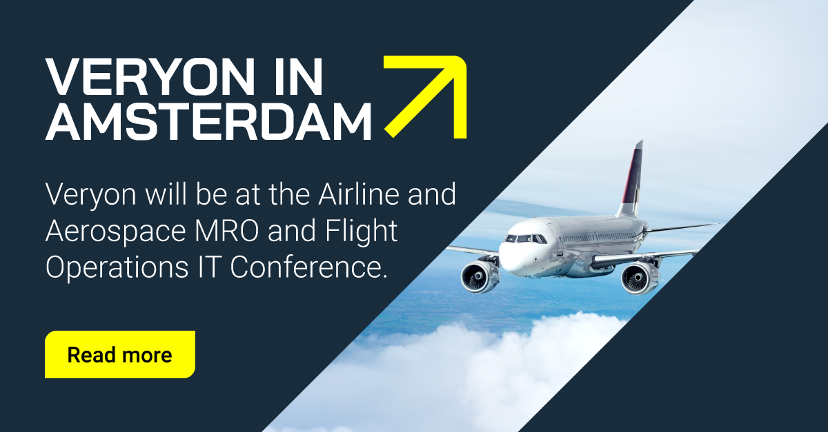 Discover the Future of Aircraft Maintenance with Veryon at Airline and Aerospace MRO and Flight Operations IT Conference