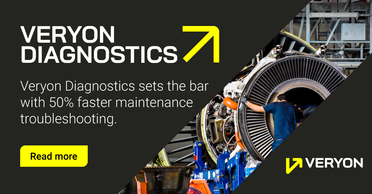 Championed by 25% of the worldwide commercial fleet, Veryon Diagnostics revolutionizes aircraft maintenance troubleshooting with 50% faster solutions, reducing delays and increasing first-time fix rates. Discover how this game-changing software solution improves efficiency and maximizes aircraft uptime.