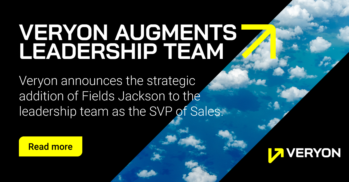 Veryon, a leading aviation software provider, strengthens its leadership team with the addition of Fields Jackson as Senior VP of Sales. His expertise in SaaS sales and passion for the industry will drive new customer sales and innovation at Veryon.