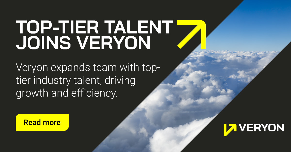 Veryon recently announced internal promotions and new hires with vast aviation industry experience to support the company’s ongoing growth.